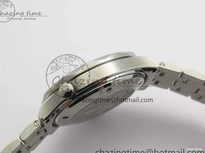 0823 Flexible Seamaster 300M SS OMF 1:1 Best Edition Black Dial Matt Black Ceramic Bezel On SS Bracelet A 8147